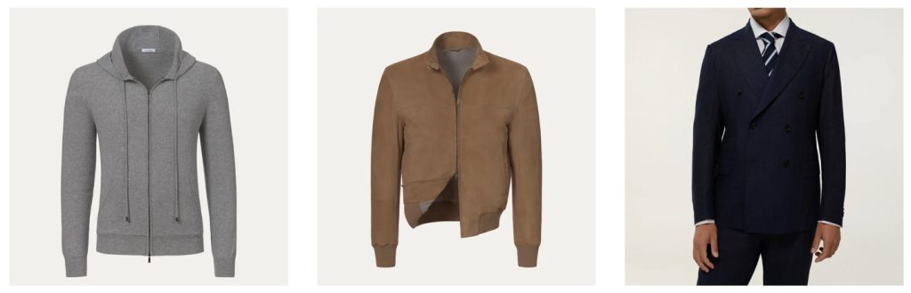 luxury men's clothing